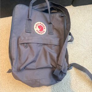Fjallraven Gray Backpack with Classic Design